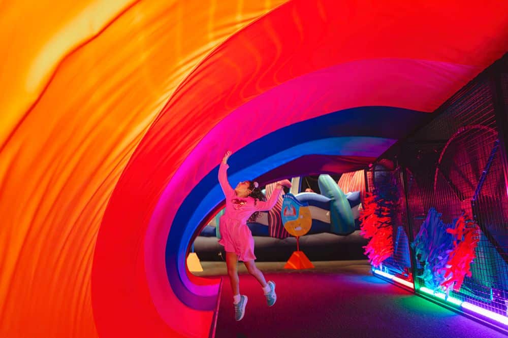 Air Playground at Scienceworks. Photo by Wilk. Source Museums Victoria. () ()