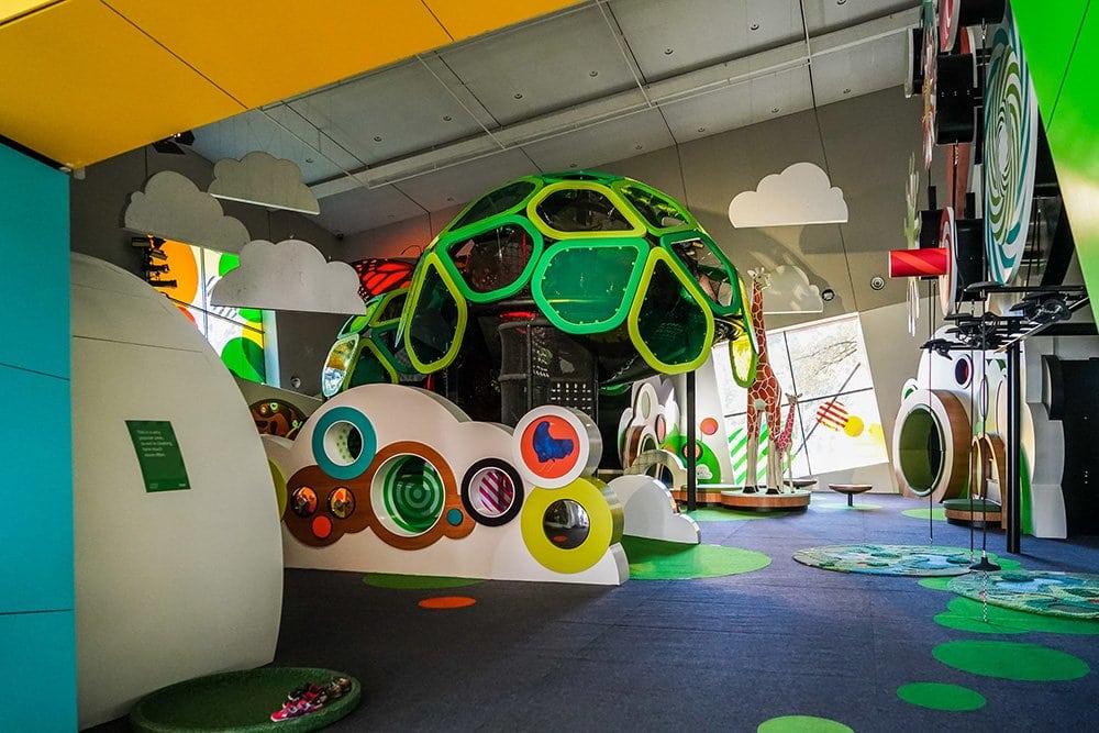 Childrens Gallery filled with sensory experiences,