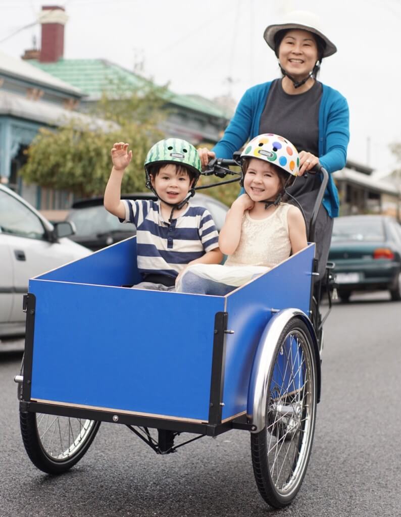 Christiania cargo bike Bike with children