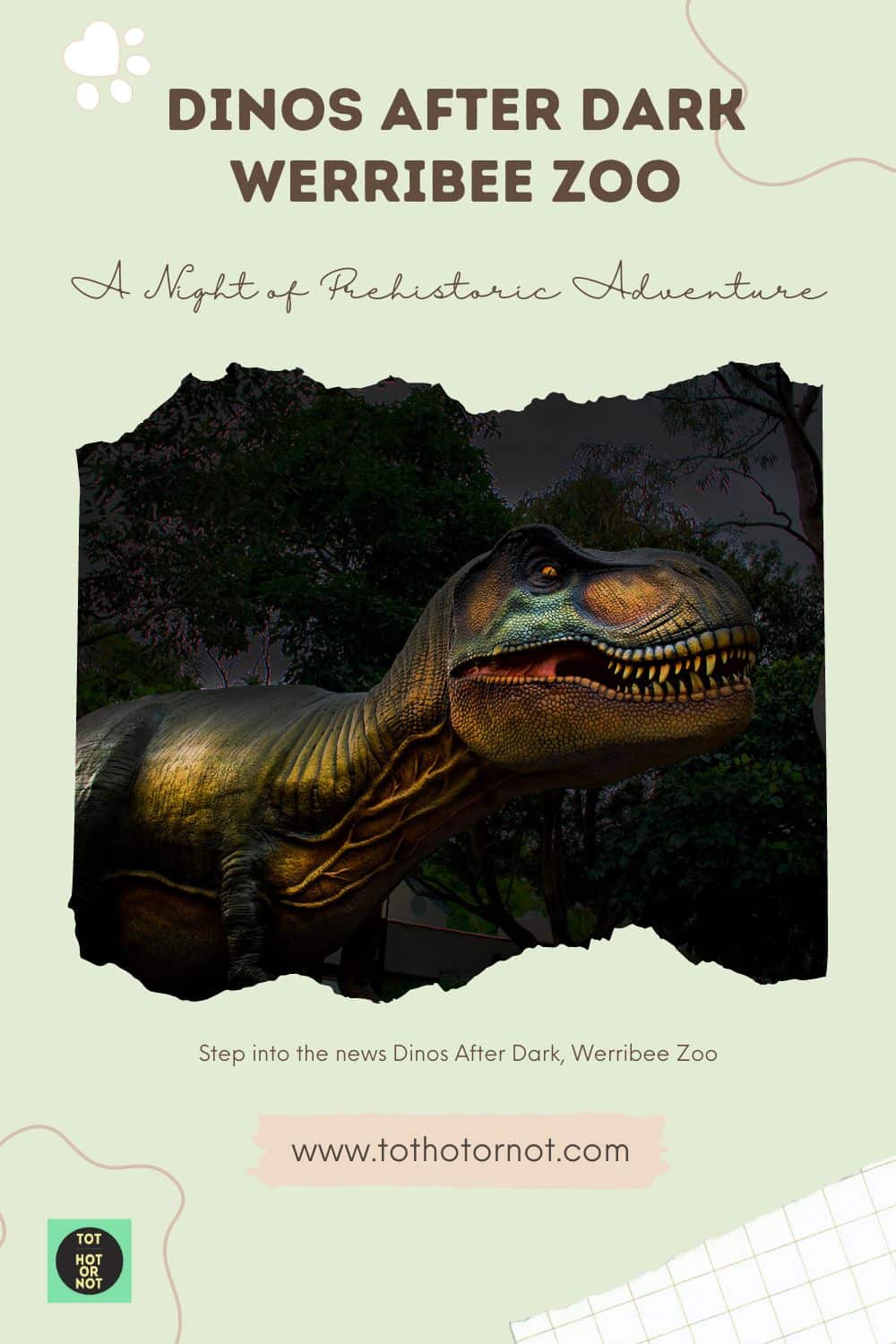 Dinos After Dark Werribee Zoo Pins