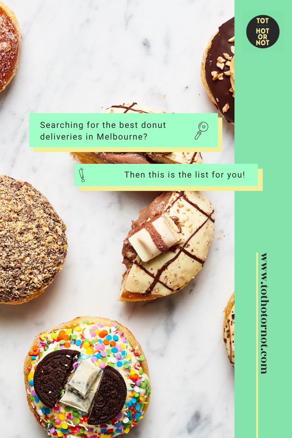 Donut deliveries in Melbourne Pins