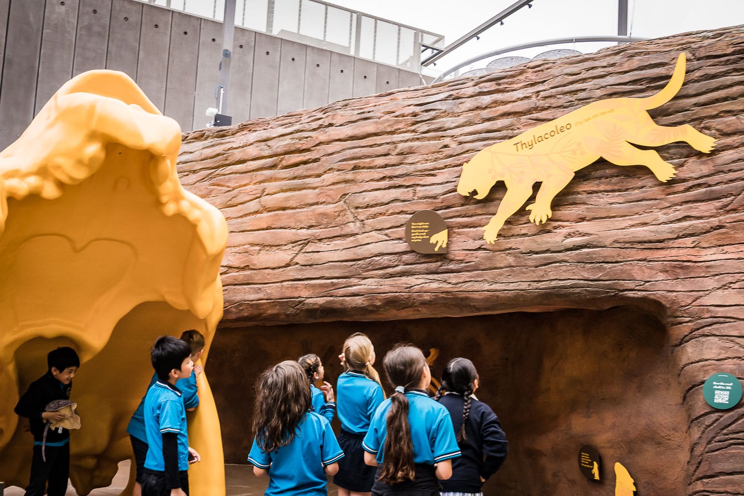 Gandel Gondwana Garden Melbourne Museum Kids Looking Up