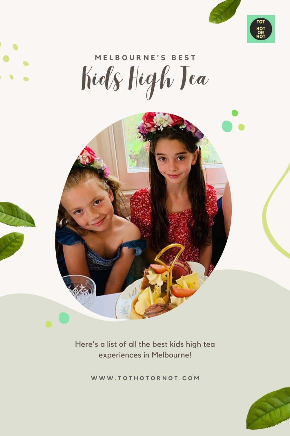 Listicle Kids High Tea Melbourne Pin