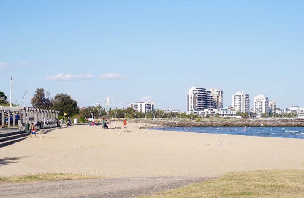 sandridge beach port melbourne