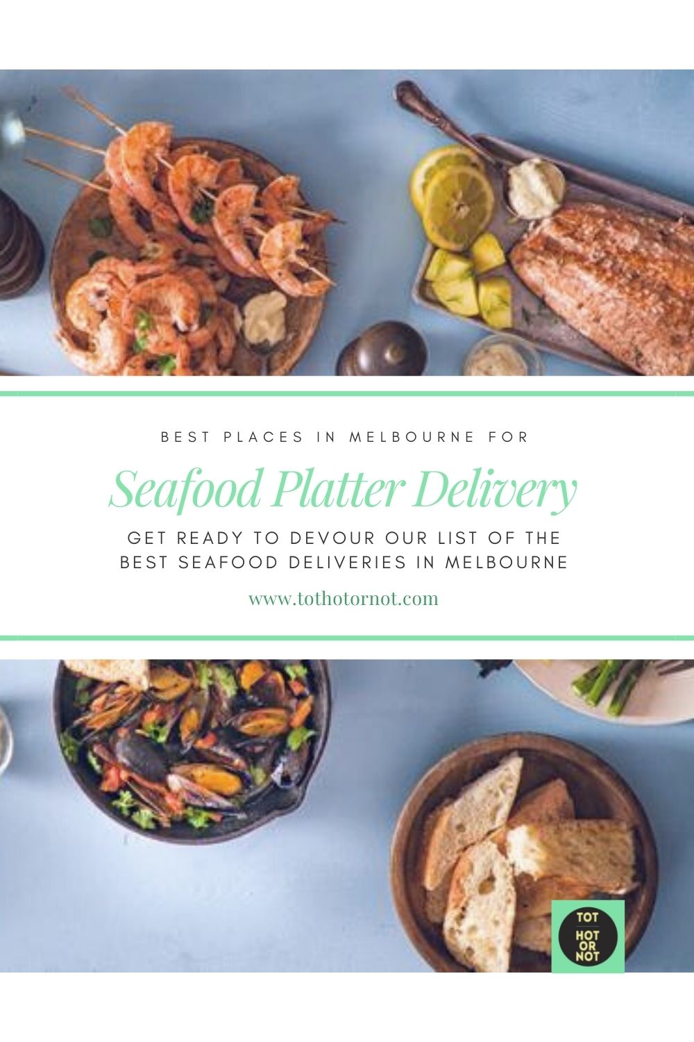 Seafood Platter Delivery Pins