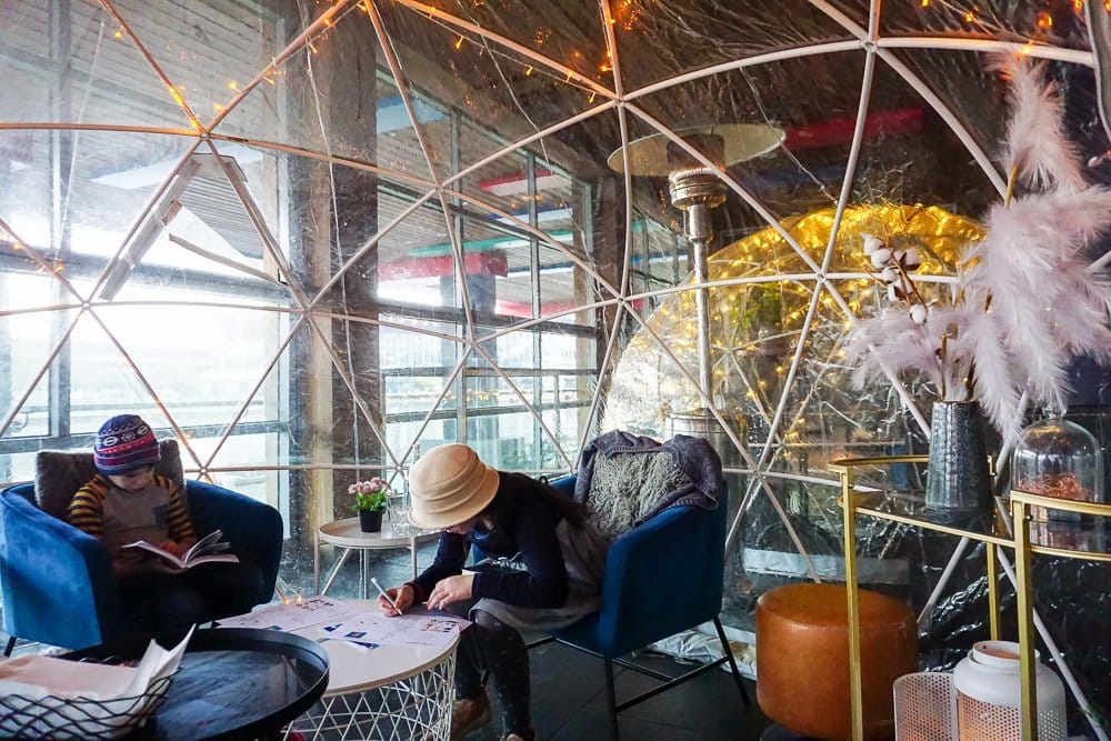 Wharf Hotel Melbourne igloo inside