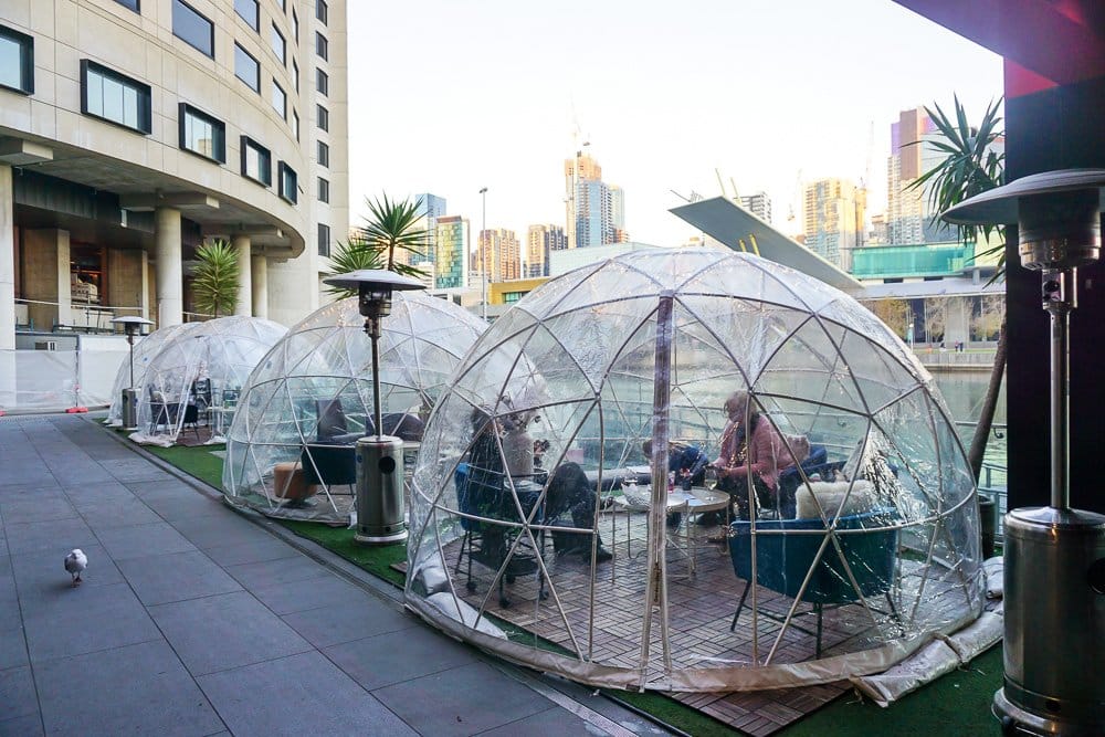 Wharf Hotel Melbourne Igloos