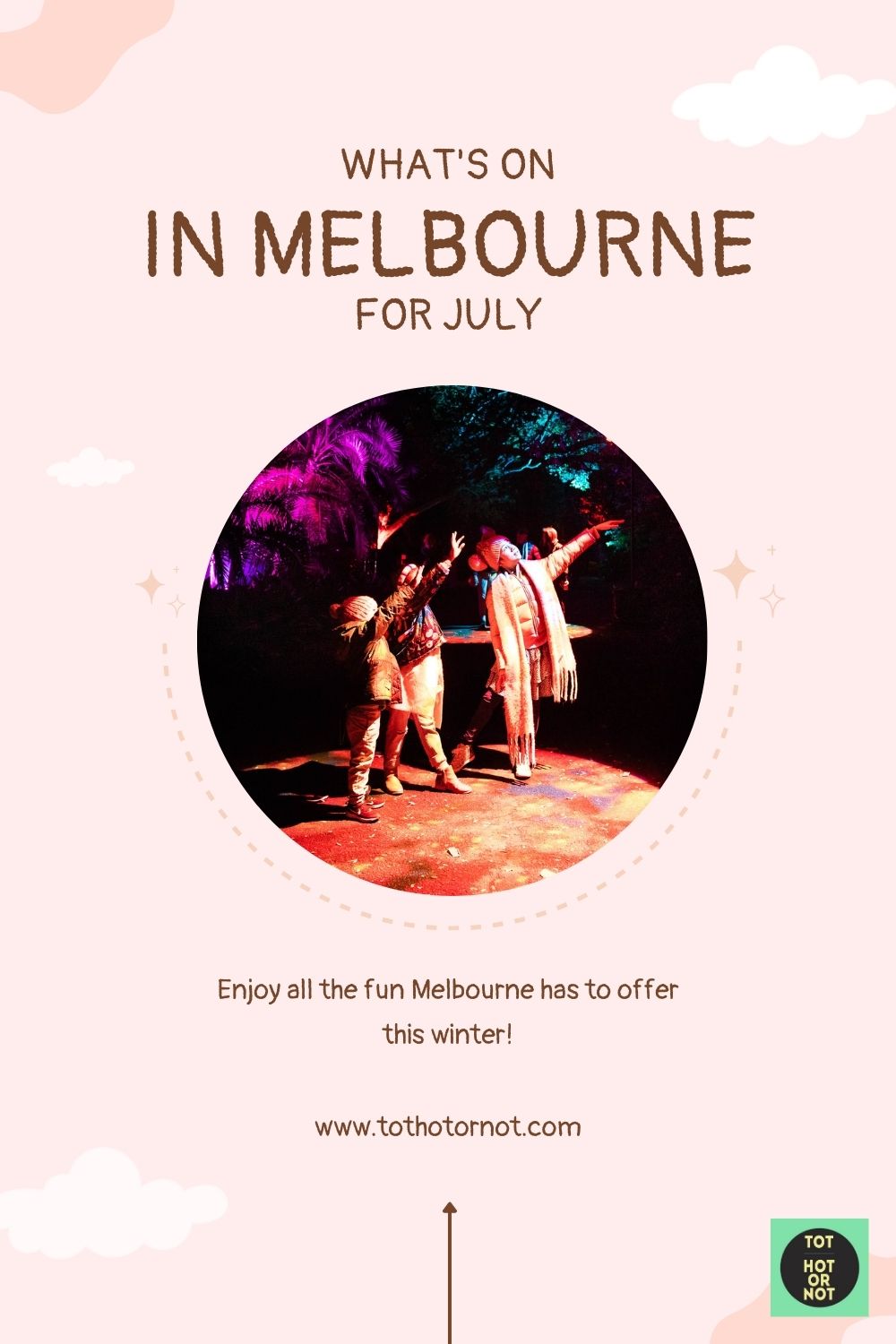 What's on in Melbourne July  PIN