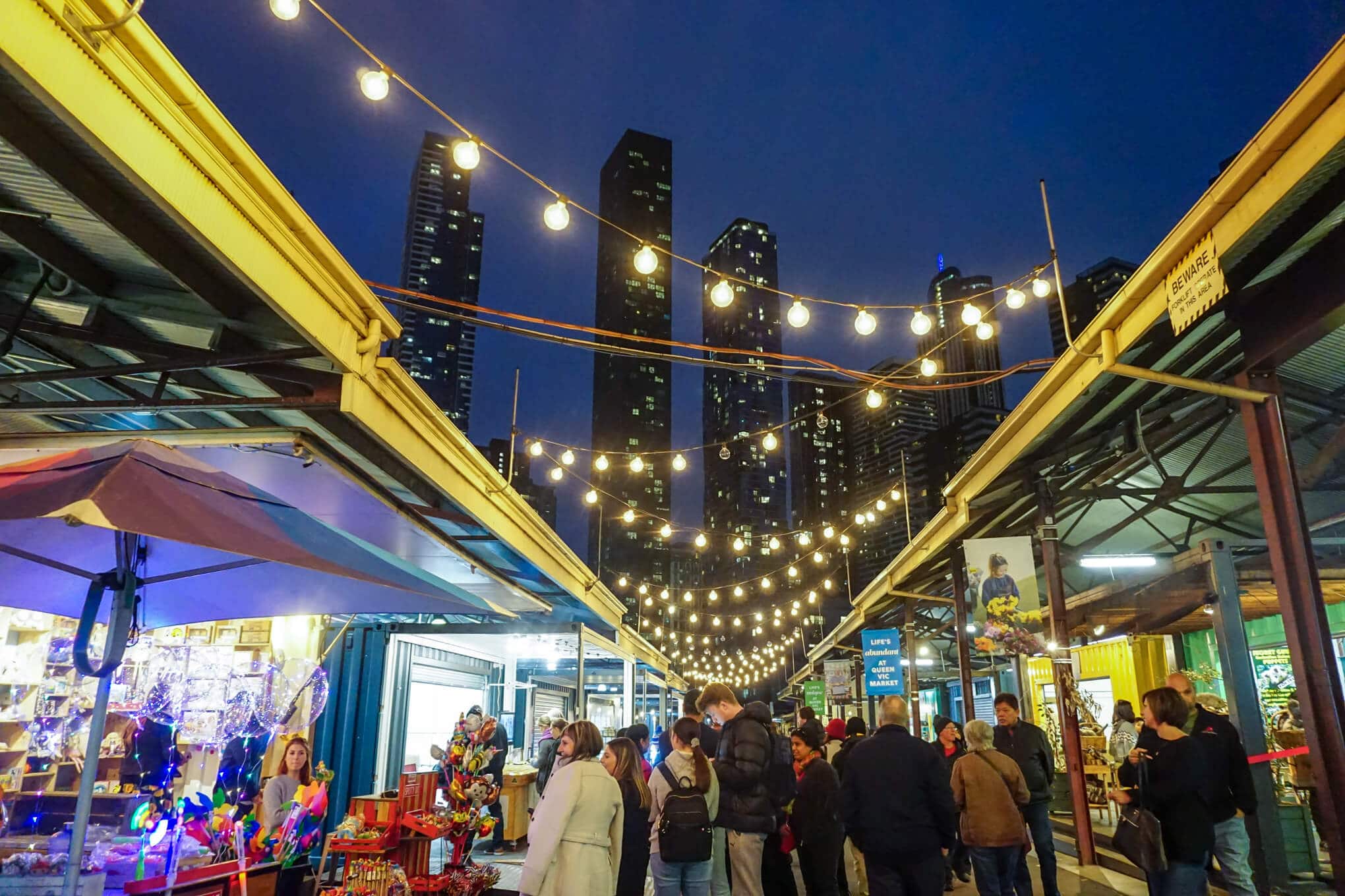 Winter Night Market Warms Up Queen Victoria Market, Melbourne